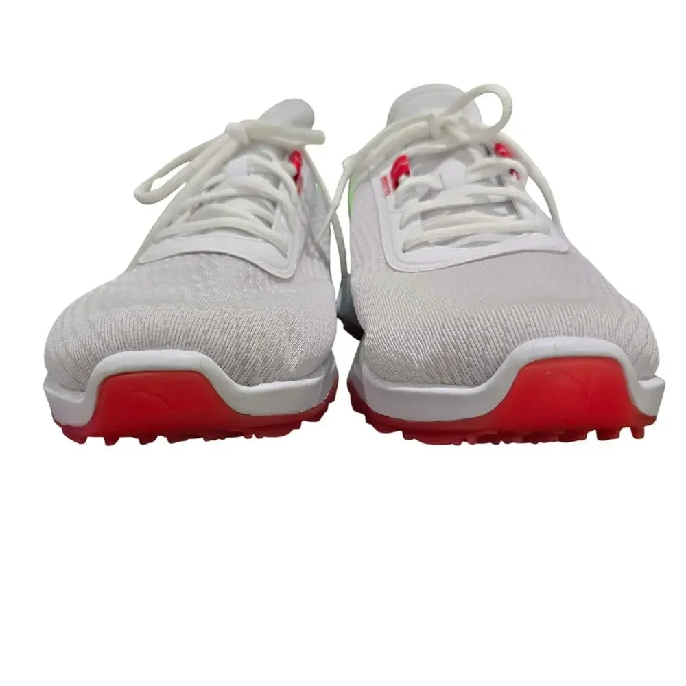 Puma Fusion Crush Sport Spike Less Golf Shoes White Gray Men's 10.5  #888 - Picture 2 of 9